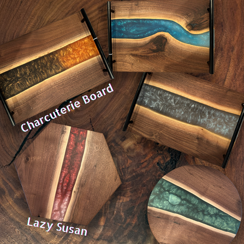 Pour Your Own Epoxy™ Charcuterie Board or Lazy Susan (October 19th at Grace Church, Eden Prairie, MN)