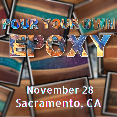 Pour Your Own Epoxy™ Class (November 28th at Jackrabbit Brewing Co, Sacramento CA)