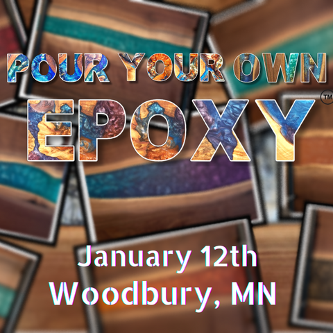 Pour Your Own Epoxy™ Charcuterie Board, Lazy Susan (January 12th at Cheers Pablo, Woodbury MN)