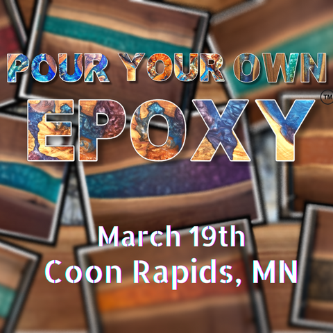 Pour Your Own Epoxy™ Charcuterie Board, Lazy Susan (March 19th at Cheers Pablo, Coon Rapids, MN)